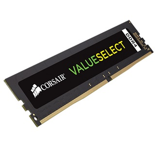 Memoria RAM U-DIMM Value Select DDR4, PC4-17000 (2133 MHz), CL15, 8 GB, CORSAIR CMV8GX4M1A2133C15