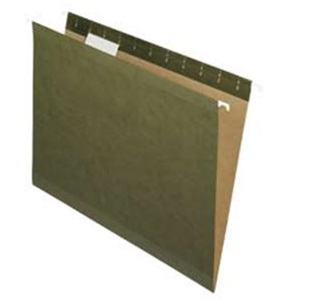 Carpeta Oxford Colgante, Tamaño Carta, Verde Tradicional, C/25 Piezas, ESSELTE 91525X