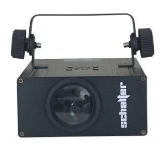 Lámpara LED (Láser) DMX, Azul, Potencia 11W, Chasis de Metal, Color Negro, SCHALTER S-LASERBLUE