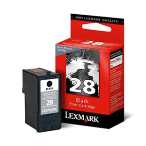 Cartucho Lexmark 18C1428. Car. Tinta Negra Núm. 28 Rendimiento Estándar
