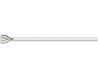 Bobina Cable UTP Cat 5E, 4 Pares, 100 Metros, Color Gris, Uso Interior, INTELLINET 704830
