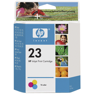 Cartucho de Tinta Orignal 23, 30ml, Tricolor, HP C1823DL