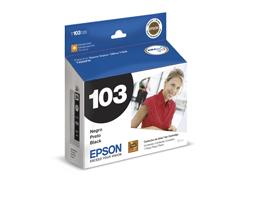 Cartucho de Tinta 103 Color Negro 25ml Rendimiento Aprox. 955 páginas, EPSON T103120-AL