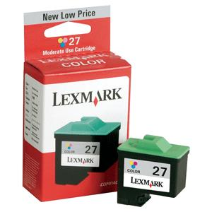Cartucho Lexmark 10N0027/10N1127. Cart. Tinta Color Núm.27 Rendimiento Estandar