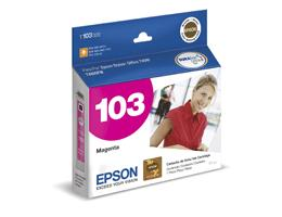 Cartucho de Tinta 103 Color Magenta 11ml Rendimiento Aprox. 800 páginas, EPSON T103320-AL