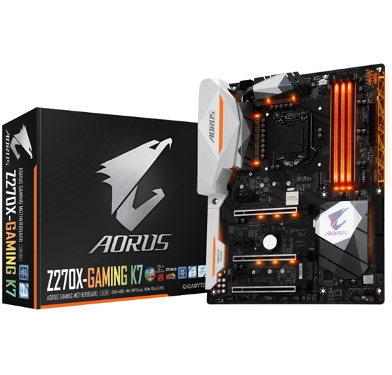 Tarjeta Madre Gigabyte GA-Z270X-GAMING K7, 4xDDR4, DP, HDMI, USB-C, Gigabit, Socket 1151
