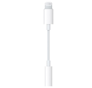 Adaptador Lightning - Jack (3.5 mm), Para Audífonos, APPLE MMX62AM/A