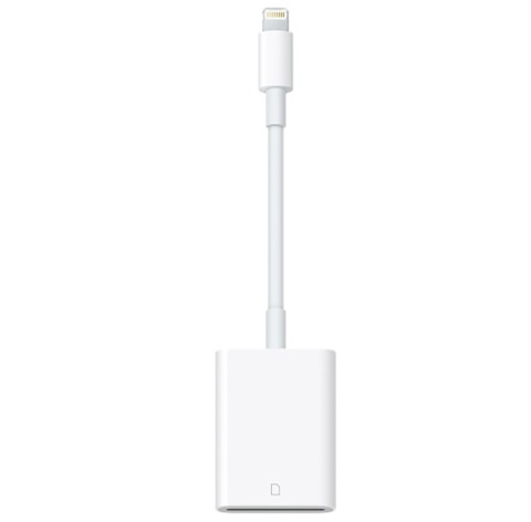 Adaptador Lighting - Lector de Tarjetas SD, APPLE MJYT2AM/A