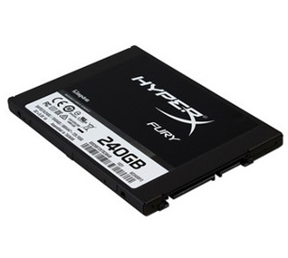 Unidad de Estado Sólido SSD Kingston HyperX FURY de 240 GB, 2.5", SATA III (6Gb/s)