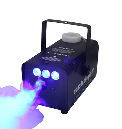 Maquina Caja De Humo 500w Con 3 Led 500w Alambrica S-FOGMETAL