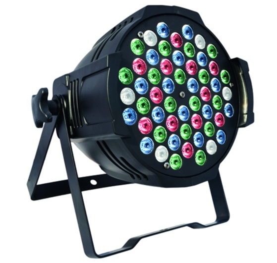 Lámpara LED (Cañon), RGBW, Potencia 65W, Chasis de Metal, Color Negro, SCHALTER S-PAR154
