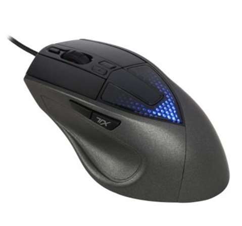 Ratón (Mouse) Gamer Modelo Sentinel III, Alámbirco (USB), Hasta 6,400 DPI, 8 Botones, RGB, Color Negro, COOLER MASER SGM-6020-KLOW1