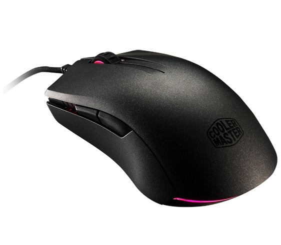 Mouse óptico Cooler Master MasterMouse Pro L de hasta 12000 dpi, USB. Color Negro