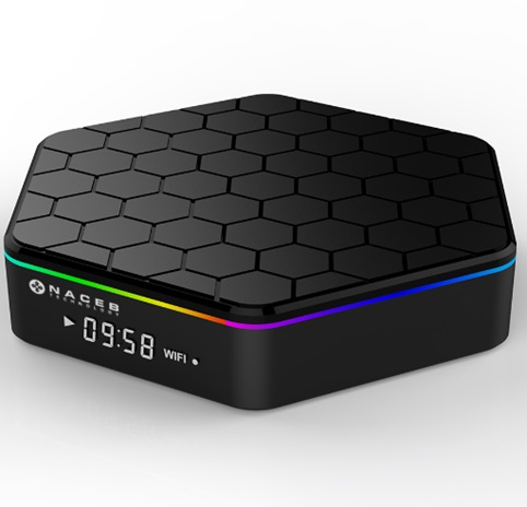 TV Box, CPU Octa Core, 2GB RAM, Alm. 16GB, Wi-Fi, Ethernet, Bluetooth, HDMI, USB, Android 6.0, NACEB NA-0502