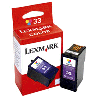 TINTA LEXMARK COLOR USO MODERADO #33