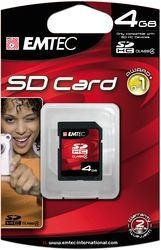 Tarjeta SD | Capacidad 4GB | Clase 4 | Emtec EKMSD4GB60XHC