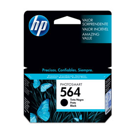 Cartucho de Tinta Original 564 Vivera, Contenido Neto 6 Mililitros, Color Negro, HP CB316WL