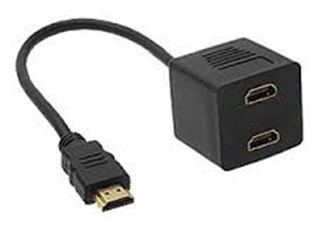 Cable Divisor de Señal HDMI 1 Entrada a 2 Salidas, Easy Tech