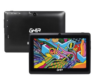 Tablet GHIA Any QUATTRO Bt, Cortex, 1GB, 8GB, Touch 7", 2 Cams 0.3MP, BT, Wifi, Android 5.1, Negro