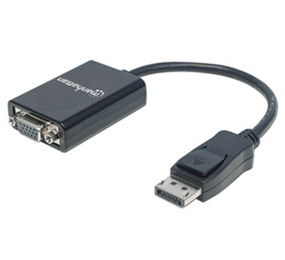 Adaptador de Video DisplayPort - VGA (M-H), MANHATTAN 151962