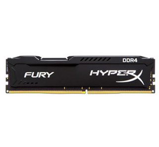Memoria RAM DDR4 PC4-17000, Capacidad 16GB, Frecuencia 2133MHz, CL14, DIMM, HyperX Fury, KINGSTON HX421C14FB/16