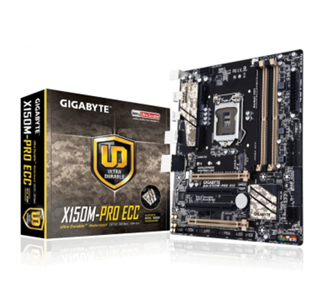 Tarjeta Madre Gigabyte GA-X150M-PRO ECC, 4xDDR4, Gigabit, PCIe, Socket 1151