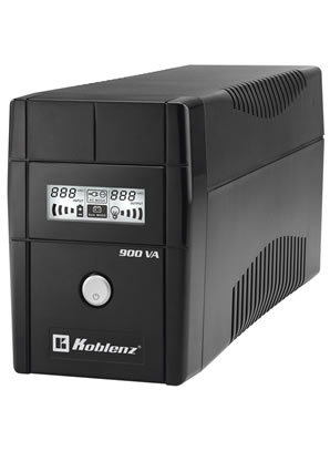 UPS (No Break), Modelo 9011 USB/R Línea Interactiva, 900VA / 480W, Entrada 90 - 145V, Salida 120V, 6 Contactos, KOBLENZ 00-4190-5