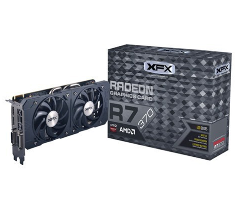 Tarjeta de Video XFX RADEON R7 370, 4GB GDDR5, HDMI, DVI, DisplayPort, PCI Express 3.0, 256 Bit