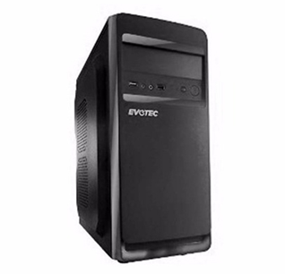 Gabinete NACEB ATX Evotec EV-1001 Fuente 600W USB 3.0, Color Negro