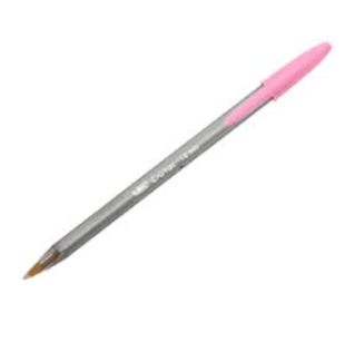 Pluma (Bolígrafo), Modelo Cristal Intenso, Color Rosa, Punta Extra Grueso (1.6 Milímetros), BIC CBB-12RS
