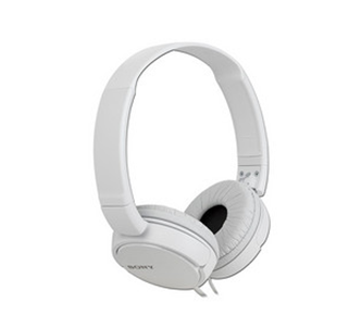 Audífonos Sony ZX110, diseño plegable, respuesta de frecuencia 12-22,000Hz, Blanco