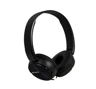 Audífonos con Micrófono SONY MDR-ZX310, diseño plegable, respuesta de frecuencia 10-24,000Hz, Negro