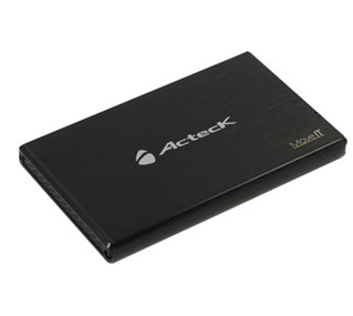 Gabinete Acteck para Disco Duro de 2.5", Convierte DD Interno (SATA II) en un Disco Externo UBS 2.0