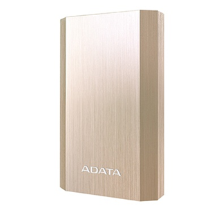 Cargador Portátil (Power Bank) Adata AA10050, Capacidad 10,050mAh, Salidas 5V-2A / 5V-2.1A, Color Dorado, AA10050-5V-CGD