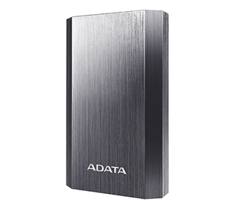 Cargador Portátil (Power Bank) Adata AA10050, Capacidad 10,050mAh, Salidas 5V-2A / 5V-2.1A, Color Titanio, AA10050-5V-CTI