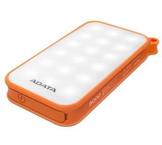 Cargador Portátil (Power Bank) Adata D8000L, Capacidad 8,000mAh, Salidas 5V-2A / 5V-2.1A, Color Naranja, AD8000L-5V-COR