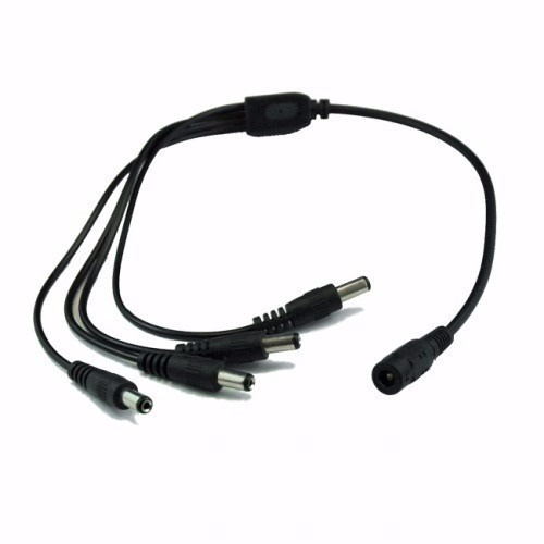 Divisor de energía / Tipo pulpo / 8 Conectores macho / 2.1 mm / 1