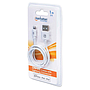 Cable de Datos Ligthning - USB (M-H), Color Blanco, Longitud 1.0 Metros, MANHATTA 393744