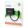 Adaptador USB-C - HDMI / USB (M-H), MANHATTAN 152037