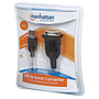 Adaptador USB - DB9 (M-M), Longitud 0.45 Metros, MANHATTAN 205146