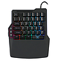 Teclado Gamer, One Hand, RGB, Alámbrico (USB), Antighost, Longitud del Cable 1.8 Metros, NACEB NA-0938