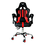 Silla Gamer Modelo Ninja Blade, Reclinable, C/ Soporte Cervical y Lumbar, Color Rojo, Max. 140 Kg, NACEB NA-09S1R