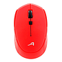 Ratón (Mouse) Óptico, Inalámbrico (USB), Hasta 1600 DPI, Color Rojo, ACTECK AC-916479