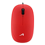 Ratón (Mouse) Óptico, Alámbrico (USB), Hasta 1200 DPI, Color Rojo, ACTECK AC-916516