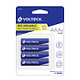 Pila Recargable VOLTECK, Tamaño AAA, Voltaje 1.2 V, Capacidad 600 mAh, 4 Piezas, TRUPER RE-AAA2