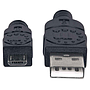 Cable de Datos Micro USB - USB (M-M), Longitud 1.0 Metros, MANHATTAN 307161