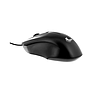 Ratón (Mouse) Óptico, Alámbrico (USB), Hasta 800 DPI, 3 Botones, Color Negro, XTECH XTM-185