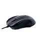 Ratón (Mouse) Óptico, Alámbrico (USB), Hasta 1000 DPI, 3 Botones, Color Negro, XTECH XTM-165