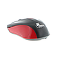 Ratón (Mouse) Óptico, Inalámbrico (USB), Hasta 1600 DPI, Color Negro,4 Botones, XTECH XTM-310RD
