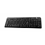 Teclado Multimedia, Inalámbrico (USB) Modelo K130, Español, Color Negro, XTECH XTK-130